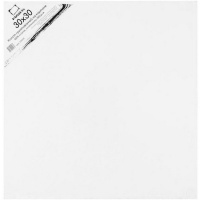 Холст на картоне, 30х30см 100% хлопок, мелкое зерно, 280г/м2 223030