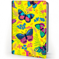 Визитница 28 визиток 7х10см "Бабочки" пвх 2878-1