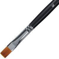 Кисть синтетика плоская №10 короткая ручка "Мастер" 4680000294737