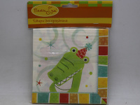 Салфетки "Веселый зоопарк" 33х33см 20шт F