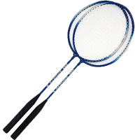 Ракетки для бадминтона 63см, синие, в чехле 2039-6