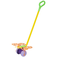 Каталка "Бабочка" 61,5х17,5х16,5см, пластик У514