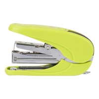 Степлер №10 15л глубина 30мм, со скобами, энергосберегающий, зеленый E0365