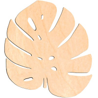 Заготовка для декорирования "Панно Монстера" 23х25см фанера 3мм 990010