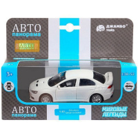 Машина "Mitsubishi Lancer Evolution" белая, инерционная, металл 17,5см (свет, звук, откр.двери) JB12 Машина "Mitsubishi Lancer Evolution" белая, инерционная, металл 17,5см (свет, звук, откр.двери) JB12