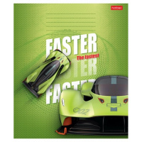 Тетрадь А5 12л клетка "Самый быстрый" на скобе 5 дизайнов 12Т5В1/067655