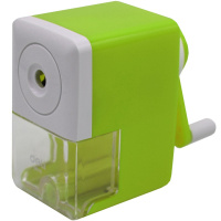 Точилка механическая 1 отв. 100х53х85мм пластик, салатовая E0616