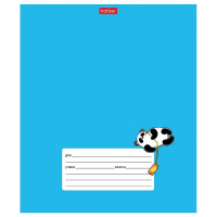 Тетрадь А5 18л клетка "Забавные зверушки" на скобе тиснение 5 дизайнов 18Т5тВ1/080096