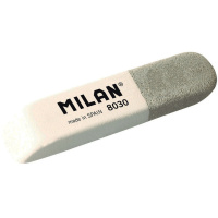 Ластик "8030" прямоугольный скошенный, 60х14х107мм бело-серый CCM8030BG