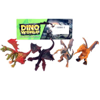 Набор "Динозавры" 25х17см 4шт/уп. в блистере 2034893/9917