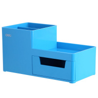 Подставка-органайзер "Rio" 17,5x9x9,2см 4 отделения, пластик, голубой EZ25130