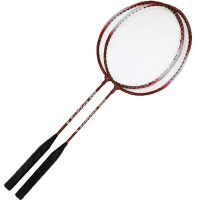 Ракетки для бадминтона 63см, красные, в чехле 2039-6