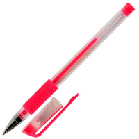 Ручка гелевая 0,6-0,9мм "LIPARI" чернила ассорти, резиновый грип, корпус пластик M-5510-50/1