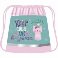 Сумка для сменной обуви "Cat princess" 42х34см 1 отделение с карманом СДС-71 Сумка для сменной обуви "Cat princess" 42х34см 1 отделение с карманом СДС-71
