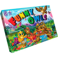 Игра настольная "Funny Owls" Набор 1 (игровое поле, фишки, кубик) DT G98