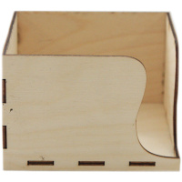 Заготовка для декорирования Салфетница Квадрат 13*13*9см фанера 3мм 100015