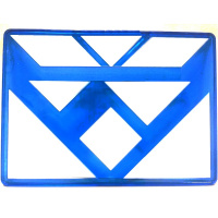 Трафарет 2шт разные фигуры, пластик Y7380-18