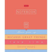 Тетрадь А5 96л клетка "Будь собой!" на скобе матовая ламинация 5 дизайнов 96Т5лВ1/080274