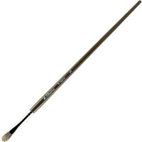 Кисть барсук овальная №8 длинная ручка "Художник" 4680043631315