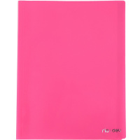 Папка 40 вкладышей "Rio" А4 мягкая обложка 0,2мм розовый EB00402