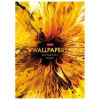 Тетрадь А4 96л клетка "Калейдоскоп" на скобе глянцевая ламинация 3 дизайна 083178