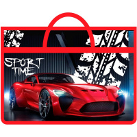 Папка с ручками А3 470х335х50мм "Night drive" на молнии пластик ПМ-А3-26 Папка с ручками А3 470х335х50мм "Night drive" на молнии пластик ПМ-А3-26