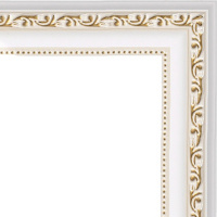 Рамка 40х50см белая/золото 34мм