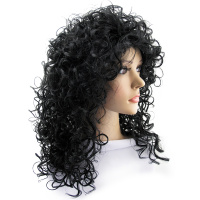 Парик Кудряшка, черный Y2804-15