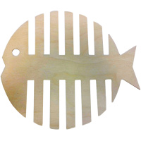Заготовка для декорирования "Панно Рыба" 25х22см фанера 3мм 010014