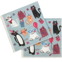 Салфетки "Кошки" 24х24см 12шт P 6060411
