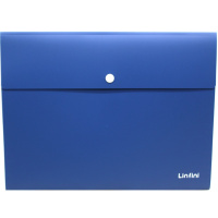 Портфель А4 8 отделений пластик синий EF606