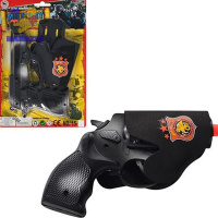 Пистолет с кабурой пластик 32х15см Y4086-16