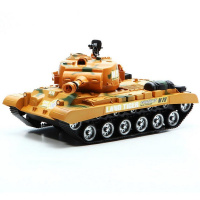 Танк инерционный, пластик 32х18х13см (свет, звук) 1996106/M26B-2 Танк инерционный, пластик 32х18х13см (свет, звук) 1996106/M26B-2