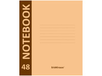 Тетрадь А5+ 48л клетка "Neon оранжевый" на скобе мягкая пластиковая обложка 46936