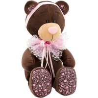 Медведь Milk "Розовый бант" 25см М016/25