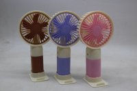 Игрушка-вентилятор 15,5см настольный, с подставкой, USB, пластик, 3 цвета 11079-24