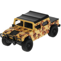 Машина "HUMMER H1" инерционная, металл 12см, 3 вида (открывающиеся двери) SB-18-09-H1-DB