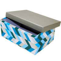 Коробка подарочная "Полосы" 31*23*14см картон Y9230-19