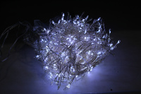 Эл/гирлянда Штора 600 диодов 3*2м 10 ниток по 60 ламп, 8 режимов, металл.провод Y10669-24