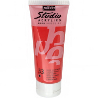 Краска акриловая 100мл кадмий красный "Studio Acrylics" 831-033