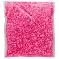 Наполнитель "Шар" 3мм пенопласт розовый Y3922-16