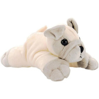 Мопс 12см бежевый/серый AT365193