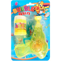 Мыльные пузыри - пистолет 1 отверстие 10х13см ассорти 2039-635