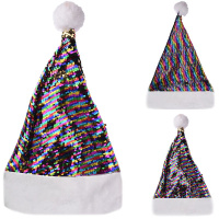 Колпак Деда Мороза с пайетками, ассорти Y8501-19