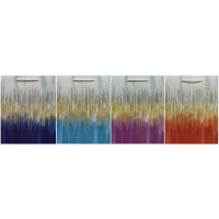 Пакет подарочный "Люкс" 18х23х10см 4 вида QZ5294