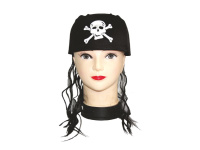 Шляпа карн. Пират с волосамиY1822-14