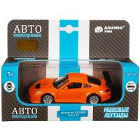 Машина "Porsche 911" оранжевая, инерционная, металл 17,5см (свет, звук, откр.двери) JB1200127 Машина "Porsche 911" оранжевая, инерционная, металл 17,5см (свет, звук, откр.двери) JB1200127
