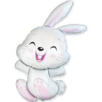 Шар воздушный 112см(44") Фигура "Милый зайка" фольга 901881