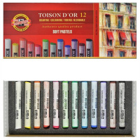 Пастель 12 цветов "Toison D'or" мягкая, прямоугольная, картон 8582012001 Пастель 12 цветов "Toison D'or" мягкая, прямоугольная, картон 8582012001