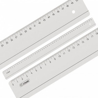 Линейка 50см тонированная, пластик ЛН96/ЛН95
